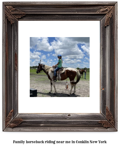 family horseback riding near me in Conklin, New York